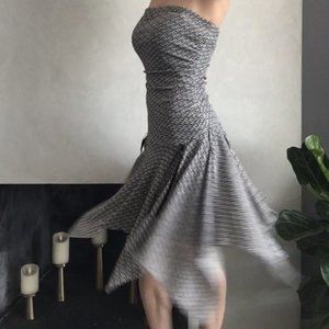 Juniors Trixxi Strapless Circle Skirt Ruched Dress